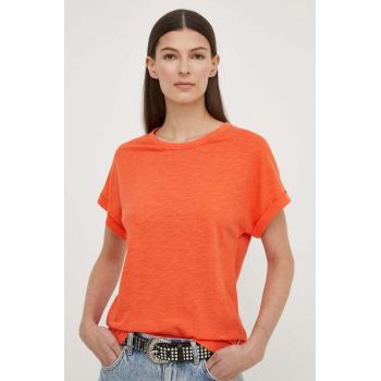 Marc O'Polo tricou femei, culoarea portocaliu