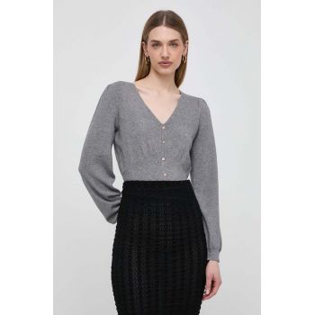 Morgan pulover femei, culoarea gri, light