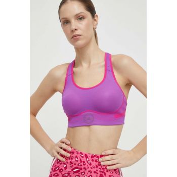 adidas by Stella McCartney sutien sport TruePace culoarea roz, IT9382