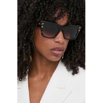 Balmain ochelari de soare femei, culoarea maro, BPS-101B