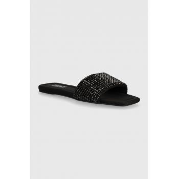 Dkny papuci Devlyn femei, culoarea negru, K1463250