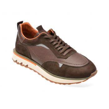 Pantofi sport GRYXX maro, M7109, din piele naturala ieftini