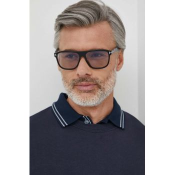 Tom Ford ochelari barbati, culoarea negru, FT1081_5801A