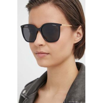 VOGUE ochelari de soare femei, culoarea negru, 0VO5564S