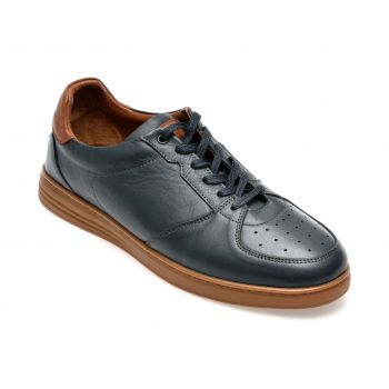 Pantofi casual GRYXX bleumarin, 33948, din piele naturala ieftini
