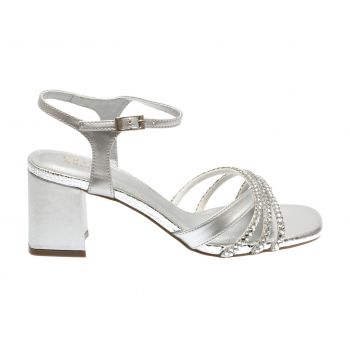 Sandale casual EPICA BY MENBUR argintii, 25599, din piele ecologica