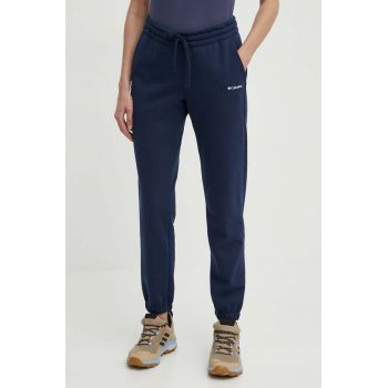 Columbia pantaloni de trening Trek culoarea bleumarin, melanj 1959901 ieftin