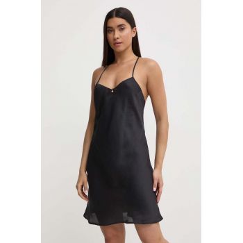 Emporio Armani Underwear camasa de noapte femei, culoarea negru, 164827 4R215