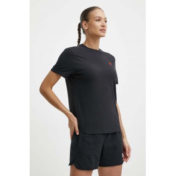 Fjallraven tricou Hemp Blend T-shirt femei, culoarea negru, F14600163