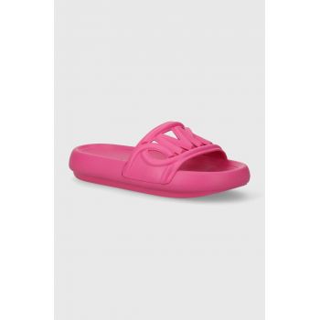 MICHAEL Michael Kors papuci Splash Slide femei, culoarea roz, 40S4SPFA1Q
