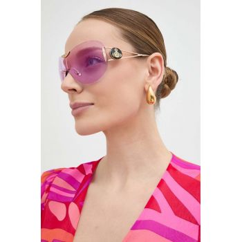 Vivienne Westwood ochelari de soare femei, culoarea violet, VW7021457140