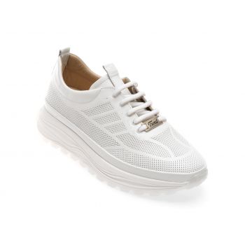 Pantofi casual GRYXX albi, 251276, din piele naturala