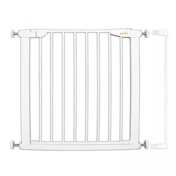 Poarta de siguranta pentru copii extensibila 75-81 cm White