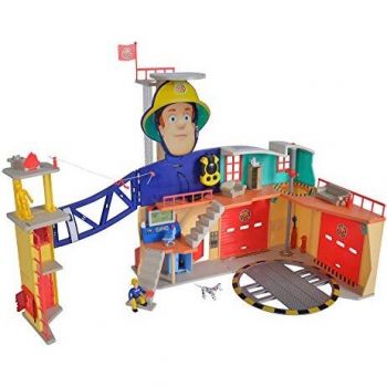 Jucarie Fireman Sam Mega Fire Station XXL Play Building