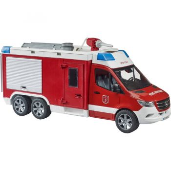 Jucarie Mercedes Benz Sprinter fire rescue vehicle (including light + sound module)