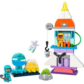 Jucarie 10422 DUPLO 3-in-1 space shuttle for many adventures, construction toy