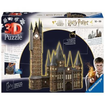 Jucarie 3D Puzzle Harry Potter Hogwarts Castle - Astronomy Tower Night Edition
