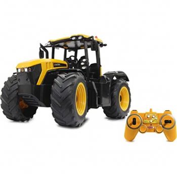 Jucarie JCB Fastrac tractor, toy wehicle (yellow, 1:16)