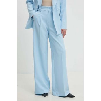 Answear Lab pantaloni femei, lat, high waist