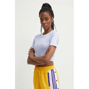 adidas Originals tricou femei, culoarea violet, IP0658