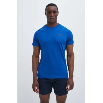Puma tricou bărbați, culoarea bleumarin, uni 586669
