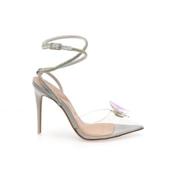 Sandale elegante ALDO argintii, 13747194, din pvc