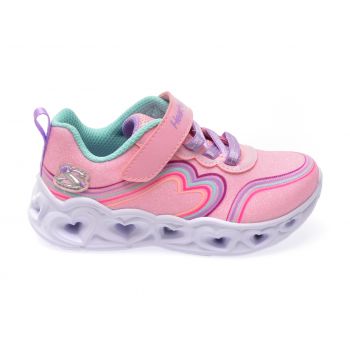 Pantofi sport SKECHERS roz, 302689N, din material textil
