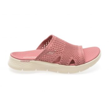 Papuci casual SKECHERS mov, 141425, din material textil