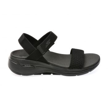 Sandale casual SKECHERS negre, 140264, din material textil