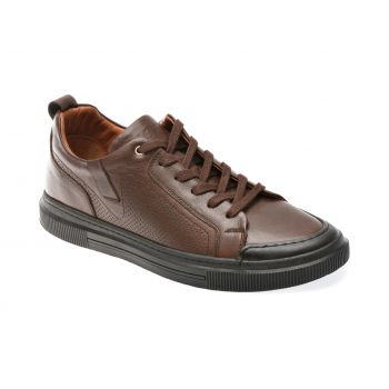 Pantofi casual GRYXX maro, HS496A, din piele naturala la reducere