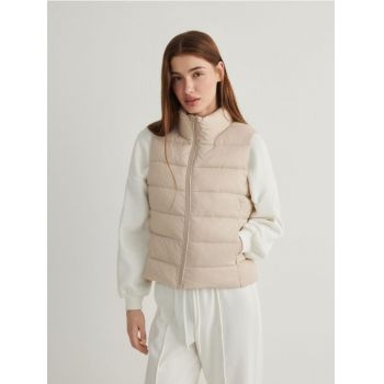 Reserved - LADIES` OUT VEST - nude