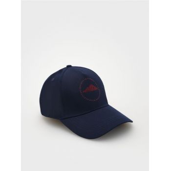 Reserved - Șapcă baseball, cu broderie - bleumarin