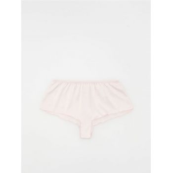 Reserved - Pantaloni scurți din satin - roz-pastel