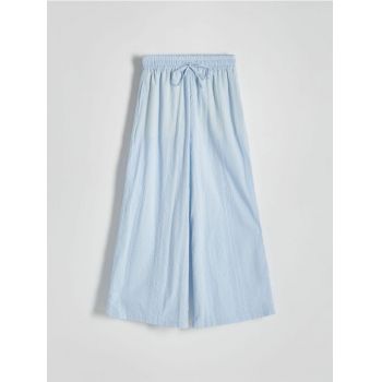 Reserved - Pantaloni tip culotte - albastru-pal