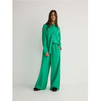 Reserved - Pantaloni tip culotte - verde
