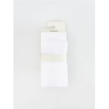 Reserved - Set de 2 perechi de ciorapi cu conținut ridicat de bumbac - alb