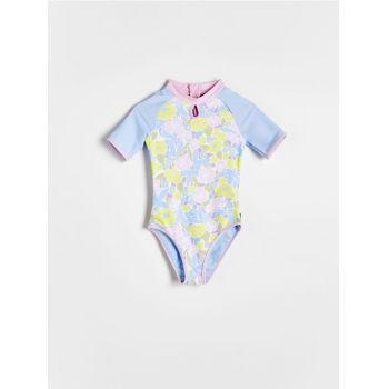 Reserved - GIRLS` SWIMMING SUIT - verde-gălbui