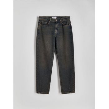 Reserved - Blugi straight - indigo jeans