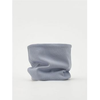 Reserved - Guler din tricot striat - albastru