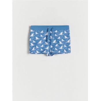 Reserved - Pantaloni scurți de baie - albastru