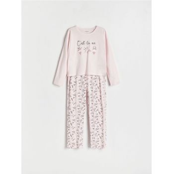 Reserved - Pijama din două piese - roz-pastel