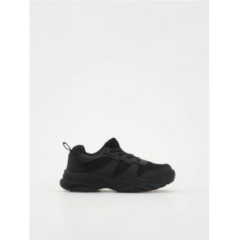 Reserved - Sneakers cu talpă groasă - negru