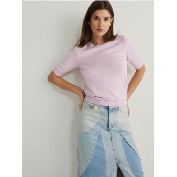 Reserved - Bluză cu conținut ridicat de viscoză - roz