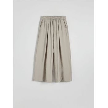 Reserved - LADIES` TROUSERS - gri deschis