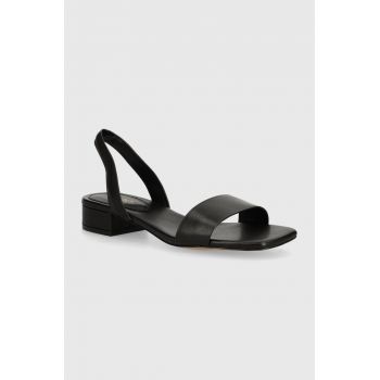 Aldo sandale de piele Dorenna femei, culoarea negru, 13740417.Dorenna