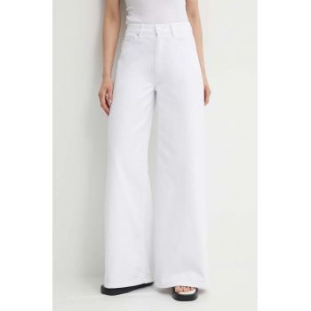 Gestuz jeansi femei, culoarea alb, 10909067