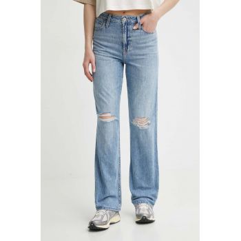 Hollister Co. jeansi femei high waist, KI355-4231-278