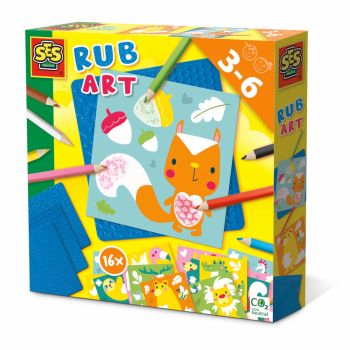 Joc creativ copii cu accesorii incluse- Rub art, 3-6 ani