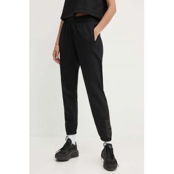 Dkny pantaloni de trening culoarea negru, cu imprimeu, DP4P3394