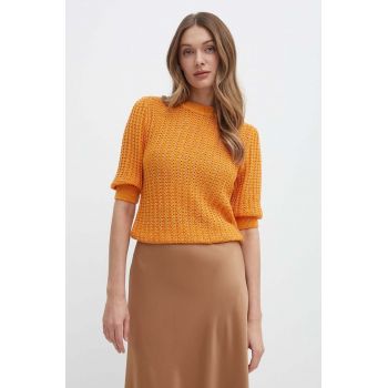 Morgan pulover MOUSSA femei, culoarea portocaliu, light, MOUSSA